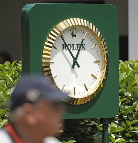 rolex clocks at golf courses|golf driving range clock.